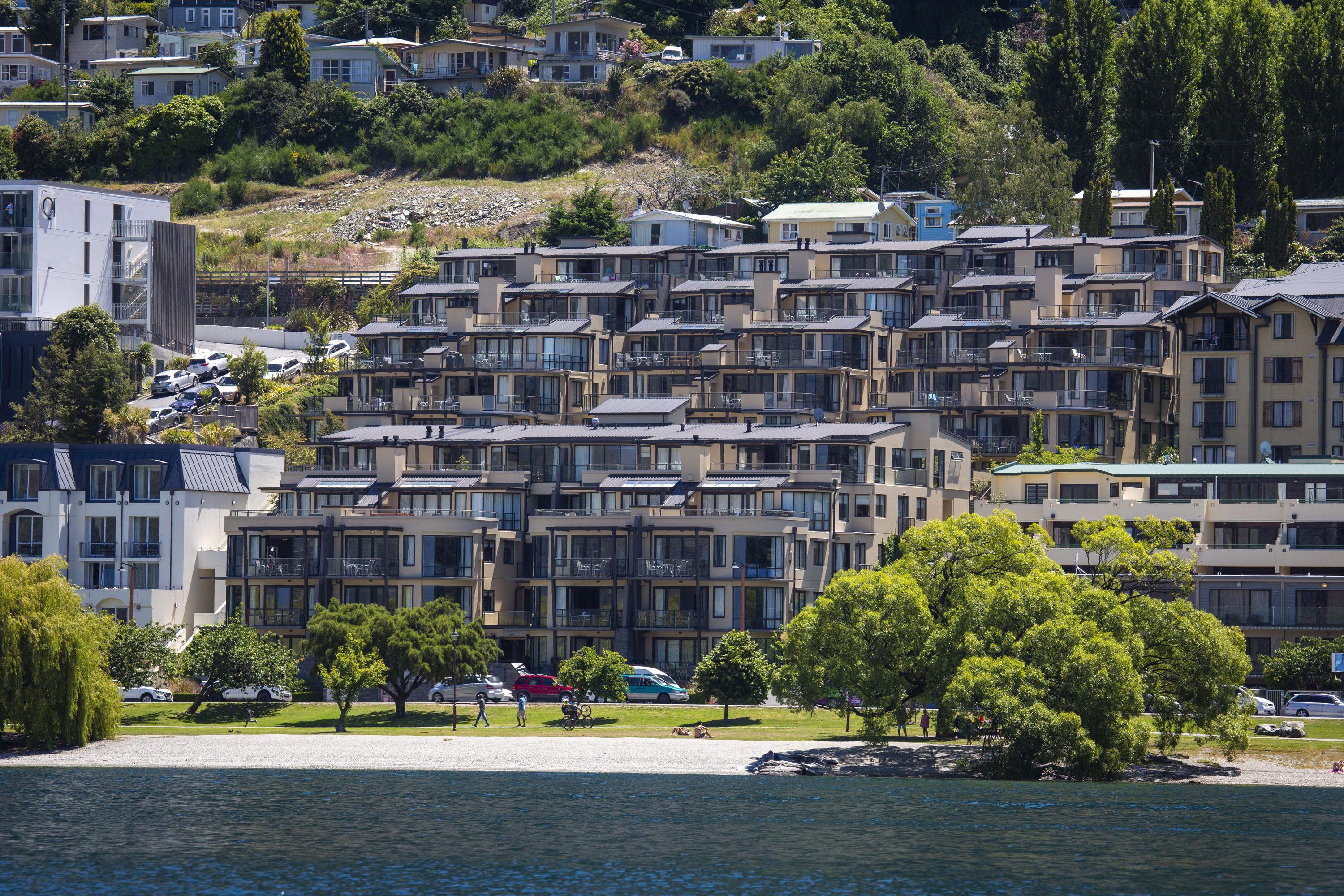 Peppers Beacon Aparthotel Queenstown Buitenkant foto