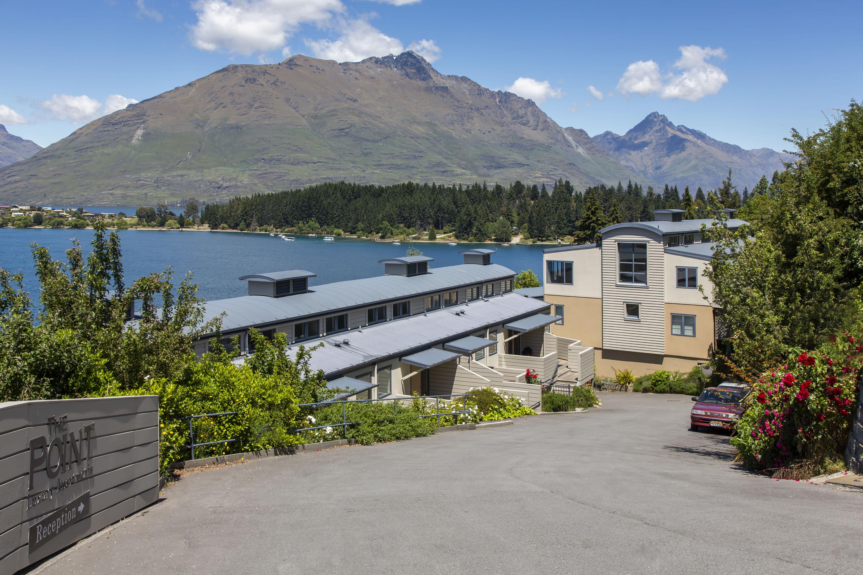 Peppers Beacon Aparthotel Queenstown Buitenkant foto